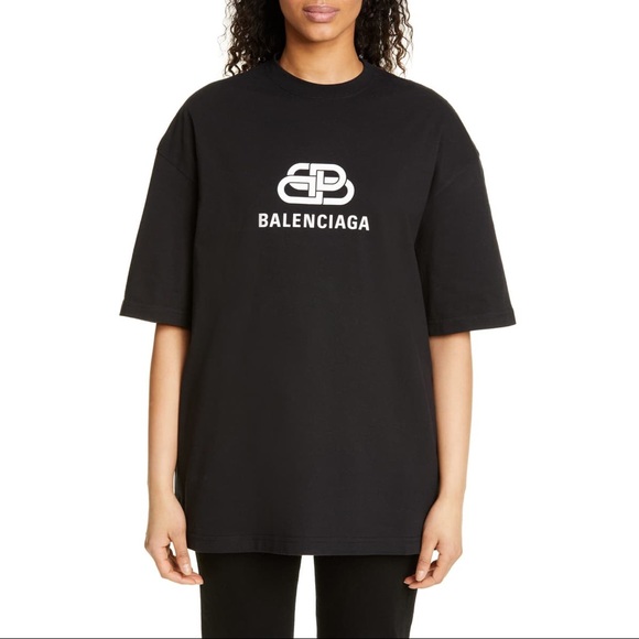 balenciaga double b shirt